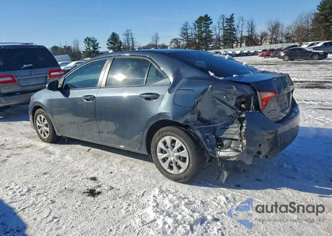 2017 Toyota Corolla L из США, поврежденный, VIN 2T1BURHE7HC785751